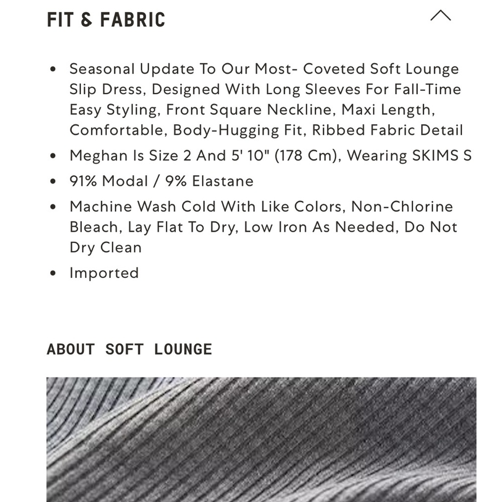 SKIMS SOFT LOUNGE
LONG SLEEVE DRESS - Picture 4 of 13